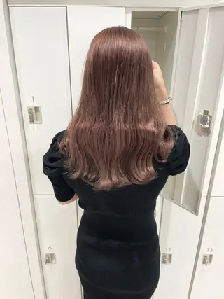 ロング カラー 韓国ハッシュカット/ 新宿/髪質改善/岡崎のヘアスタイル