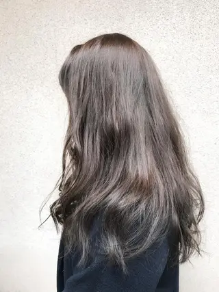 ロング カラー vato マンツーマンサロンのヘアスタイル