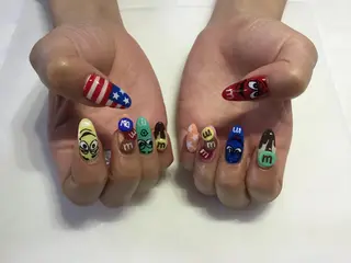 ネイル 💎🐰 saki. m 🐰💎のネイルデザイン