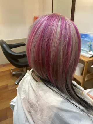 ロング カラー molla所属・浅香山✨美髪✨ やまもとあきこのヘアスタイル