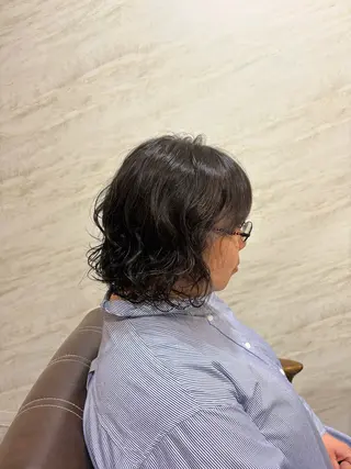 ミディアム mahae 林のヘアスタイル