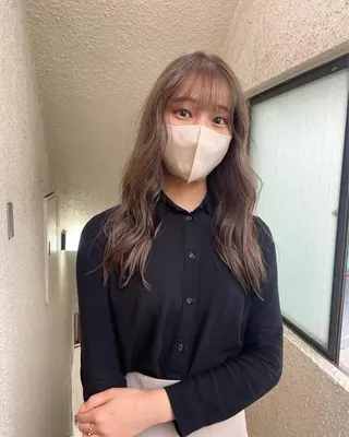 ロング カラー レイヤー/透明感 カラー/Tamakiのヘアスタイル