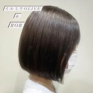 ミディアム カラー ヘアアレンジ ボブヘアカット Rikapi❤️のヘアスタイル
