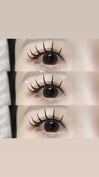 マツエク・マツパ Mell Yuuna ♡パリエク /束感のマツエク・マツパデザイン