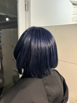 ミディアム カラー メンズパーマ/透明感 カラー/影山乃愛のヘアスタイル