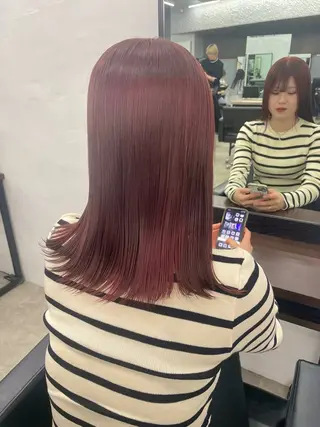 カラー 暖色/透明感カラー /nanami★のヘアスタイル