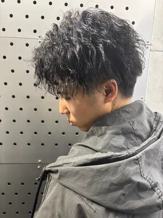 ショート パーマ メンズ mellow men 's MIZUKIのヘアスタイル