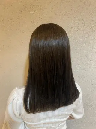 ロング カラー 竹添 有梨沙のヘアスタイル
