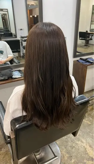 ロング カラー 鈴木 三保のヘアスタイル