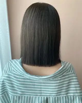 ミディアム カラー hub hair レイヤー/透明感のヘアスタイル