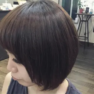 ミディアム パーマ embrace エンブレイスのヘアスタイル