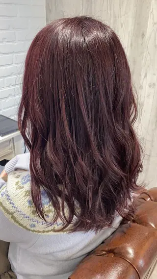 セミロング カラー Renatus店長 金子裕美のヘアスタイル