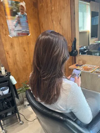 カラー 大迫 江梨のヘアスタイル