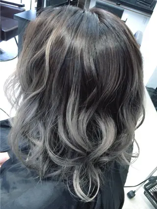 ショート ミディアム セミロング ロング カラー UNDER vr 【アンダーバー】のヘアスタイル