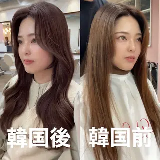 ロング 梅田/韓国ヘア /アレンジ/manaのヘアスタイル