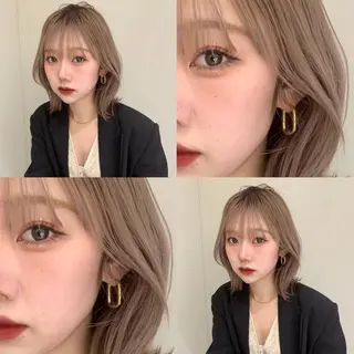 ミディアム 伊藤 りいなのヘアスタイル