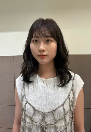 セミロング カラー natsuki /HUI 金山のヘアスタイル