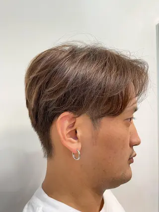 カラー パーマ メンズ 髪質改善✨メンズ は米倉にお任せ✂️のヘアスタイル