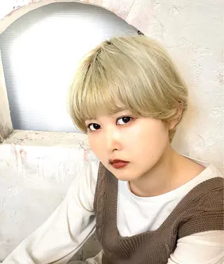 ショート Un  Seul所属・福嶋 愛のヘアスタイル