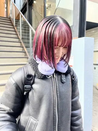 ミディアム カラー 🎀可愛くします💗 空きあり✨のヘアスタイル