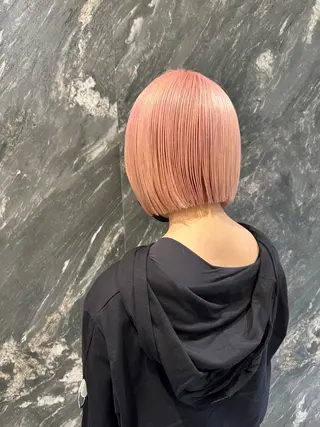 ショート カラー 🦋レイヤーカット ミドリカワ🦋のヘアスタイル