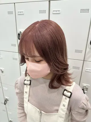 セミロング カラー ♡上品韓国髪♡ブラ ウン/SAYATOのヘアスタイル