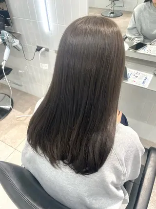 ロング カラー 表参道/ハイライト バレイヤージュのヘアスタイル