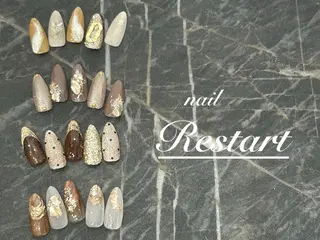 ミディアム nail Restart所属・Restart YURIのネイルデザイン