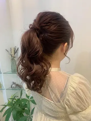 ロング 透けるbrown カラー🎗♡yukaのヘアスタイル