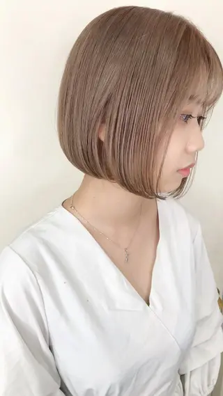 ミディアム カラー Grit 元町店のヘアスタイル