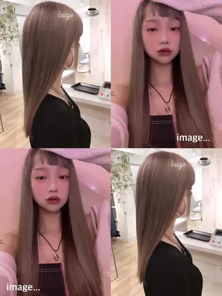 ミディアム Zina池袋サンシャイン通り所属・美髪特化韓国へア ❤︎nanami❤︎のヘアスタイル