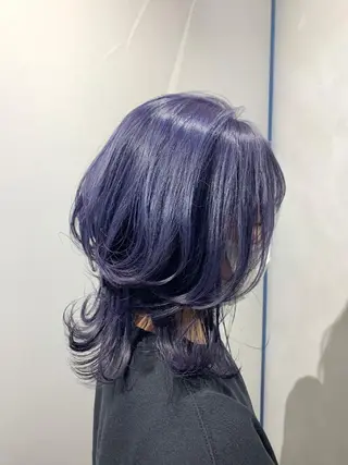 ミディアム カラー F.hair salon所属・ハイトーン×髪質改善 🌈しゅんだい🌈のヘアスタイル