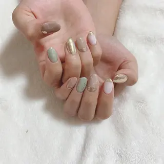 ネイル 西岡 杏のネイルデザイン