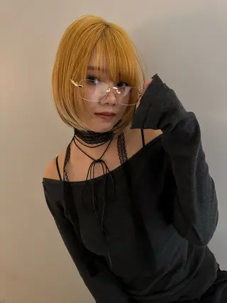 ミディアム カラー ROSTAR セイゴのヘアスタイル