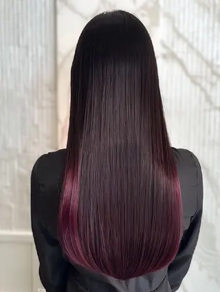 カラー 束感まつぱ🥑🤍 NATUKI🤍のマツエク・マツパデザイン