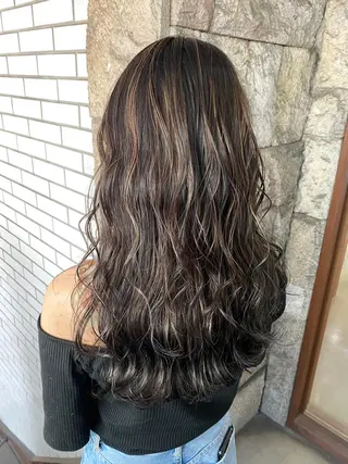 ロング カラー 萩原 凌✄﻿のヘアスタイル