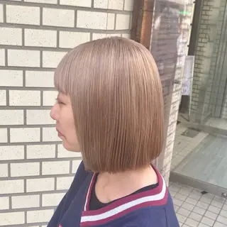 カラー 韓国ヘア AINA🐱のヘアスタイル