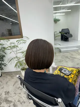 ショート Lann HAIR MAKE所属・ボブショート/岩崎 明生のヘアスタイル