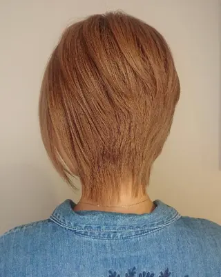 ショート ブリーチ/ヘアケア/ 艶髪/イギチハルのヘアスタイル