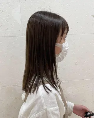 ロング カラー 斉藤 貴也のヘアスタイル