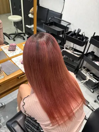 セミロング カラーモデル募集 ✨🤍モモハ🤍✨のヘアスタイル