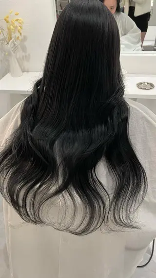 ロング カラー HONO/韓国 🇰🇷大阪エクステのヘアスタイル