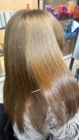 ロング カラー 髪質改善縮毛矯正 ／💎shu💎のヘアスタイル