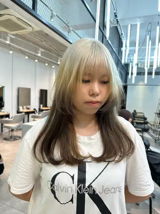カラー ハイトーン特化 pepe🎀のヘアスタイル