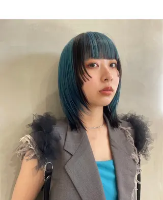 ミディアム Hair Muse'e所属・永富 那於のヘアスタイル