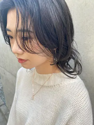 ロング カラー 顔周り/ブリーチなし /縮毛矯正🫧伊勢のヘアスタイル