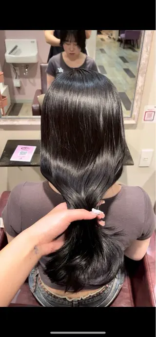 ロング カラー ブリーチなし艶カラー /いくののヘアスタイル