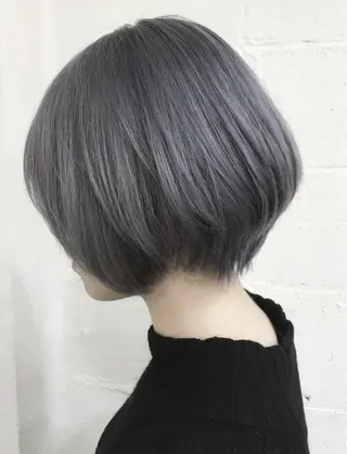 ショート カラー 🌙透明感カラー/ 丁寧施術|松本のヘアスタイル