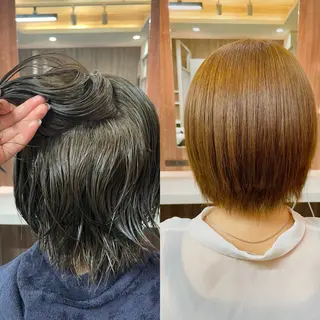 ショート youres hair 2´nd所属・森木 遥香のヘアスタイル