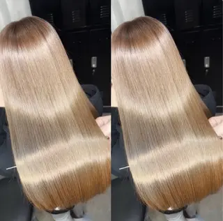 ミディアム 新宿/縮毛矯正/ カラー/羽生沢のヘアスタイル